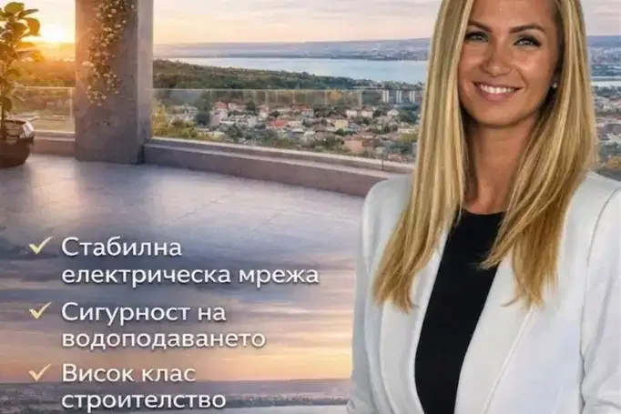 Two-room apartment with panoramic view in Asparuhovo, Varna