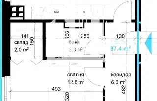 Тристаен апартамент в Аспарухово с паркомясто и асансьор