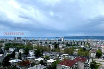 Двустаен апартамент с морска панорама в Базар Левски, Варна