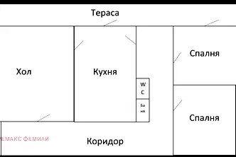 4-стаен апартамент с морска панорама в Чайка, Варна