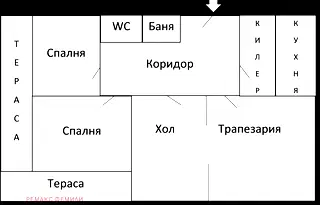 Четиристаен апартамент в Гръцка махала, Варна с две тераси