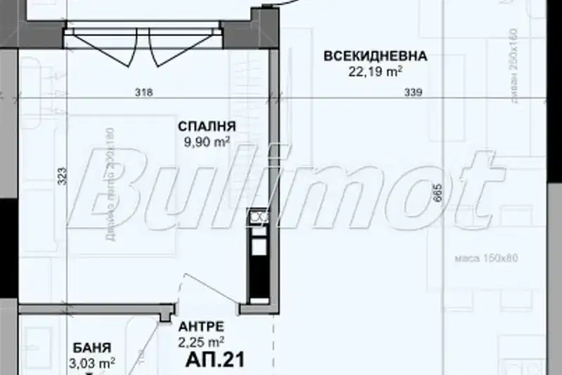 2-bedroom apartment in Varna, Izgrev