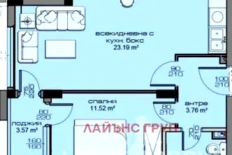 Тристаен апартамент с бизнес възможности в Кайсиева градина, Варна