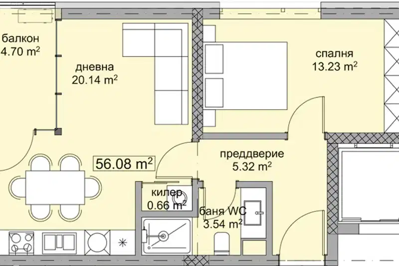 2-bedroom apartment in Varna, Gorna Traka