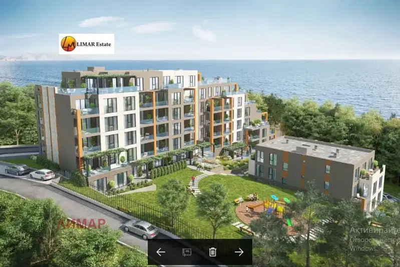Two-room apartment with sea view in m-t Manastirski rid