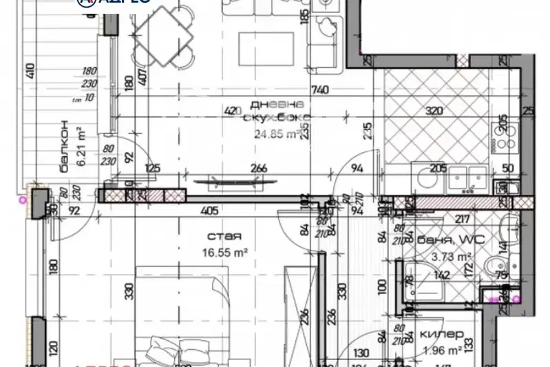 2-bedroom apartment in Varna, Mladost 1