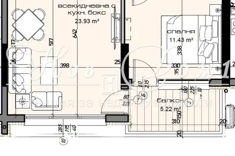 2-bedroom apartment in Varna, Mladost 1