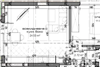 Двустаен апартамент с тераса в Младост 1, Варна