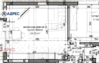 Двустаен апартамент в Младост 1, Варна с тераса