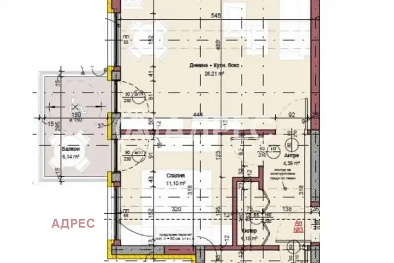 2-bedroom apartment in Varna, Vinica