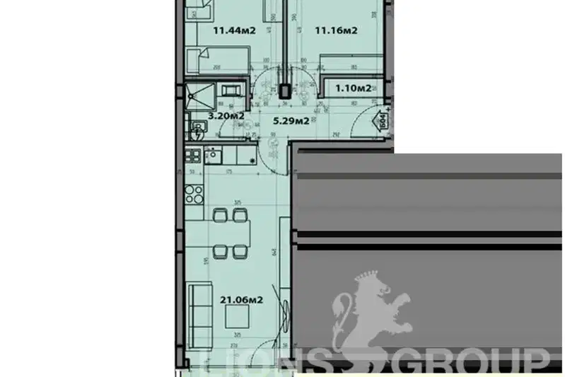 3-bedroom apartment in Varna, Vinica