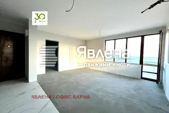 Тристаен апартамент с морска панорама във Виница, Варна