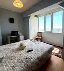 Южен 2-стаен апартамент с панорамна тераса във Владислав Варненчик