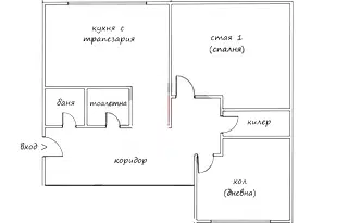 Тристаен апартамент в Възраждане 2 с тераса във Варна