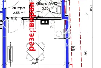 Двустаен апартамент в кв. Възраждане 3 с южно изложение
