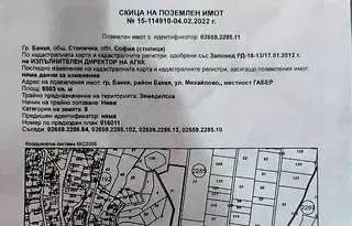 Парцел в Банкя