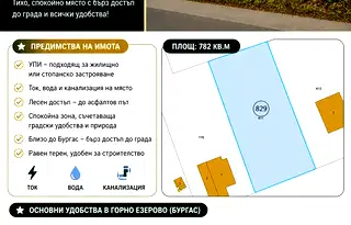 Парцел в Бургас, Горно Езерово