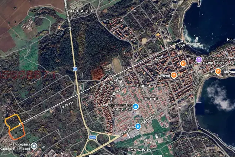 Plot in Burgas, Carevo