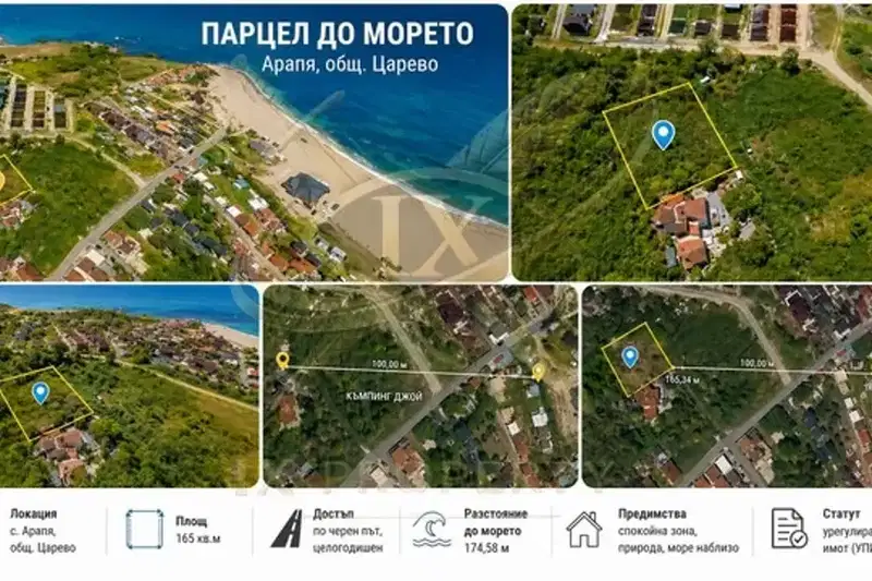 Plot in Oblast Burgas, Carevo