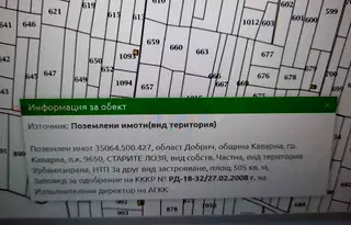 Парцел в Добрич, Каварна