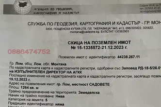 Парцел в Монтана, Лом