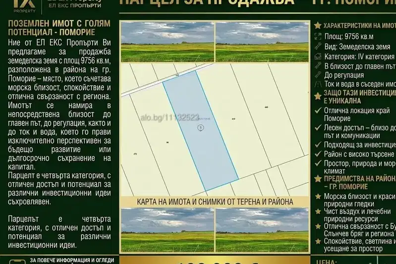 Plot in Oblast Burgas, Pomorie