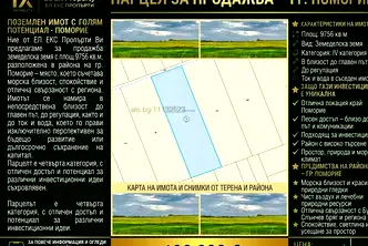 Парцел в Бургас, Поморие