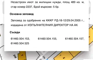 Парцел в Стара Загора, Раднево