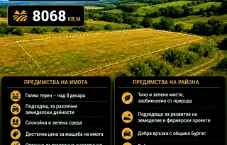 Парцел в Бургас, с. Грозден