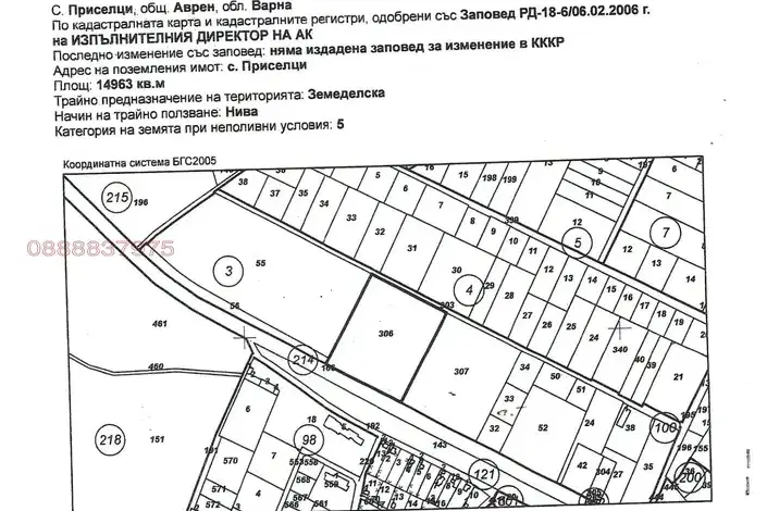 Plot in Oblast Varna, Priselci