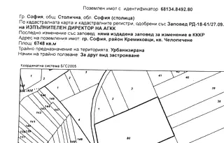 Парцел в София, Кремиковци