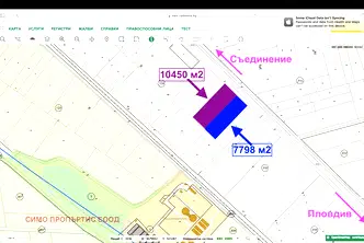 Парцел в Пловдив, Съединение