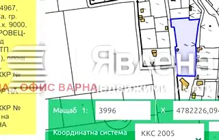 Парцел във Варна, м-т Боровец - юг