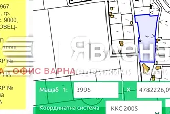 Парцел във Варна, м-т Боровец - юг