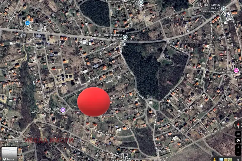 Plot in Varna, Borovec - Yug
