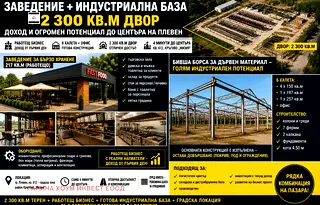 Промишлена сграда в Плевен, Индустриална зона