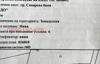 Земеделски имот в Кюстендил, Сапарева баня