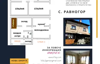 Къща в Пазарджик, с. Равногор