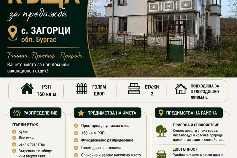 House in Oblast Burgas, Zagorci