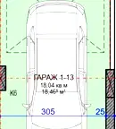 Гараж/Паркомясто в Русе, Централен южен район